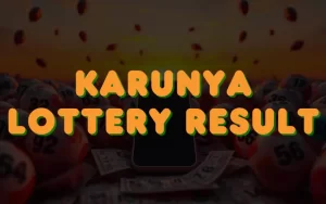 Karunya Lottery Result